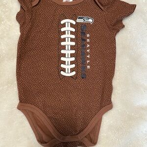 NFL Brown Football Onesie